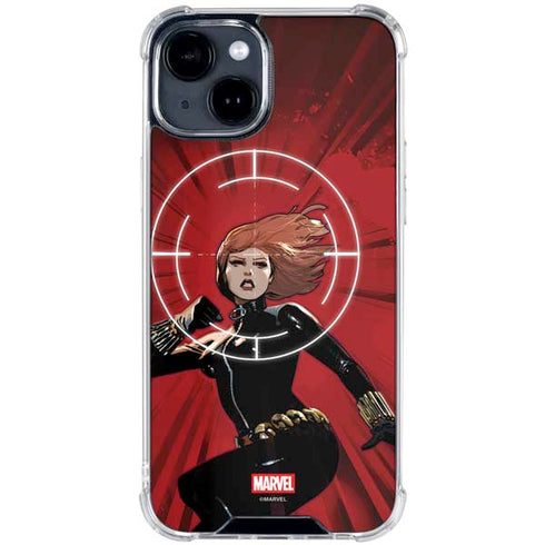 Marvel Black Widow Widowmaker iPhone 15 Clear Case